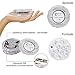 Submersible LED Lights [4 Pack] Waterproof light Multi Color Battery Operated Remote Control Wireless 10-LED Reusable light for Party,Vase,Christmas,Aquarium,Tub,Shower,Pond,IP68 Submersible Light