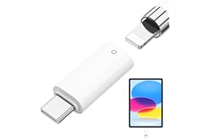 USB C to Lightning Pencil Adapter for Apple Pencil 1st Gen, Designed for iPad 10th Generation Only, Charging & Bluetooth Pair