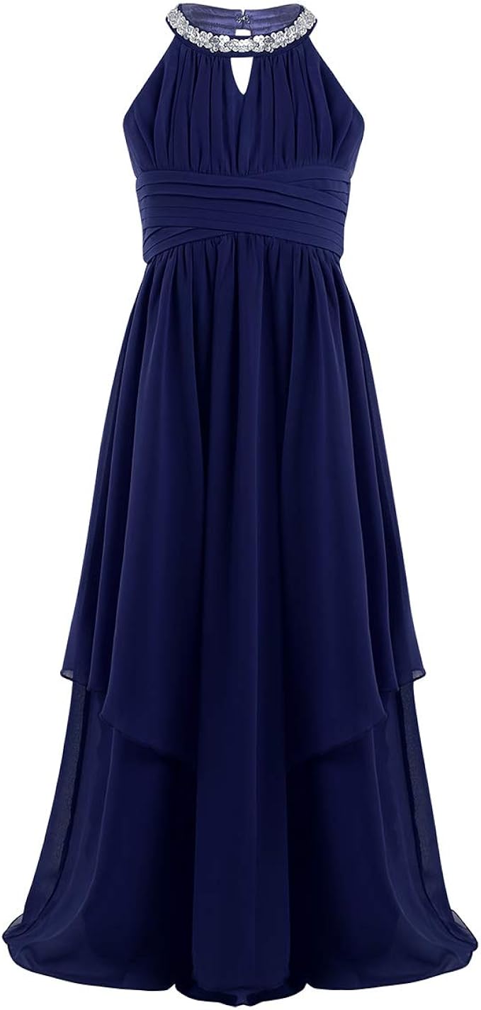 Ranrann Enfant Fille Robe De Mariage Princesse Longue Robe Soiree