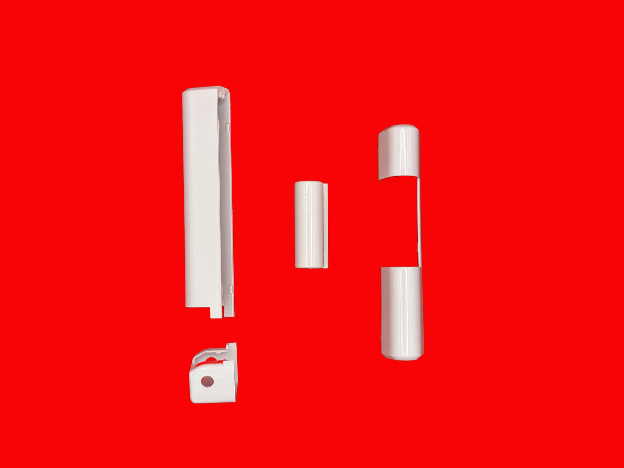 Aubi Siegenia A300 Cap Set Cover Caps White Left / Right LK005 LK006 EK001 EK211 (Set of 5 DIN Right)