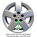 DeluxeAuto 2007, 2008, 2009, 2010, 2011, 2012 Chevy HHR Chrome Factory Replica Bolt-ON Wheel Covers/HUBCAPS (Set of 4) - 16