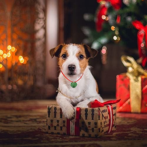 MCPINKY Christmas Jingle Bells, 40PCS Bulk Craft Bells with Star Cutouts Christmas Metal Sleigh Bells and a Roll of Ribbon for Christmas Tree Wreath Garland Ornaments Holiday Gift DIY Decor