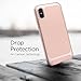 Spigen Neo Hybrid Designed for iPhone X Case (2017) - Pale Dogwood & Platinum Gold