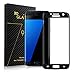 Wonshop Galaxy S7 Edge Screen Protector, 3D Tempered Glass with 9H Hardness Full Coverage Ultra HD Clear Anti-Bubble Scratch Proof Military Grade Screen Cover - Black