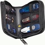 Case Logic JDS-6 USB Drive Shuttle 6-Capacity-Black/Blue