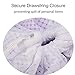 Polecasa Diamond Mesh Laundry Bags, 2Pcs 24 x 36 inches Heavy Duty Mesh Laundry Bag with ID Tag and Drawstring Closure, Large Laundry Hamper Liner, Laundry Bag for Travel, Sports, Dorms (White)