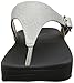 FitFlop Women's The Skinny Deluxe, Silver, 6 M US