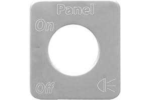 GG Grand General 68588 Stainless Steel Panel Lights Switch Plate for Kenworth