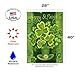 Toland Home Garden 102577 Shamrockin' St Patricks Day Flag 28x40 Inch Double Sided St Patricks Day Garden Flag for Outdoor House St Pats Flag Yard Decoration