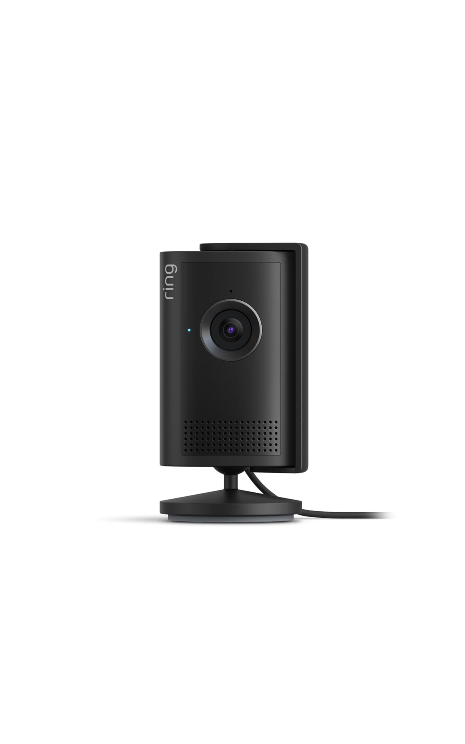 Ring Indoor Cam Plus (newest model), Home or business security, Retinal 2K for crisp, true-to-life video quality, 4x Enhanced Zoom, Low-Light Sight, Black