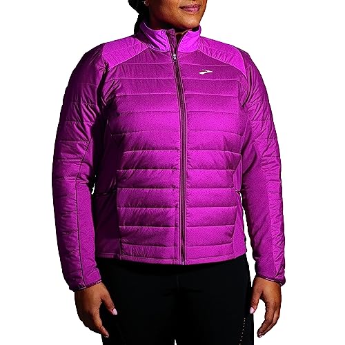 BROOKS 221557679 Shield Hybrid Jacket 2.0 Jacket Mujer Viola Tamaño 30