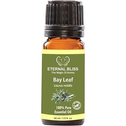 Eternal Bliss Bay Leaf Essential Oil(Laurus nobilis) 100% Pure & Natural/Therapeutic Grade Aromatic Oil, uncut Essential Oil (50 ML)