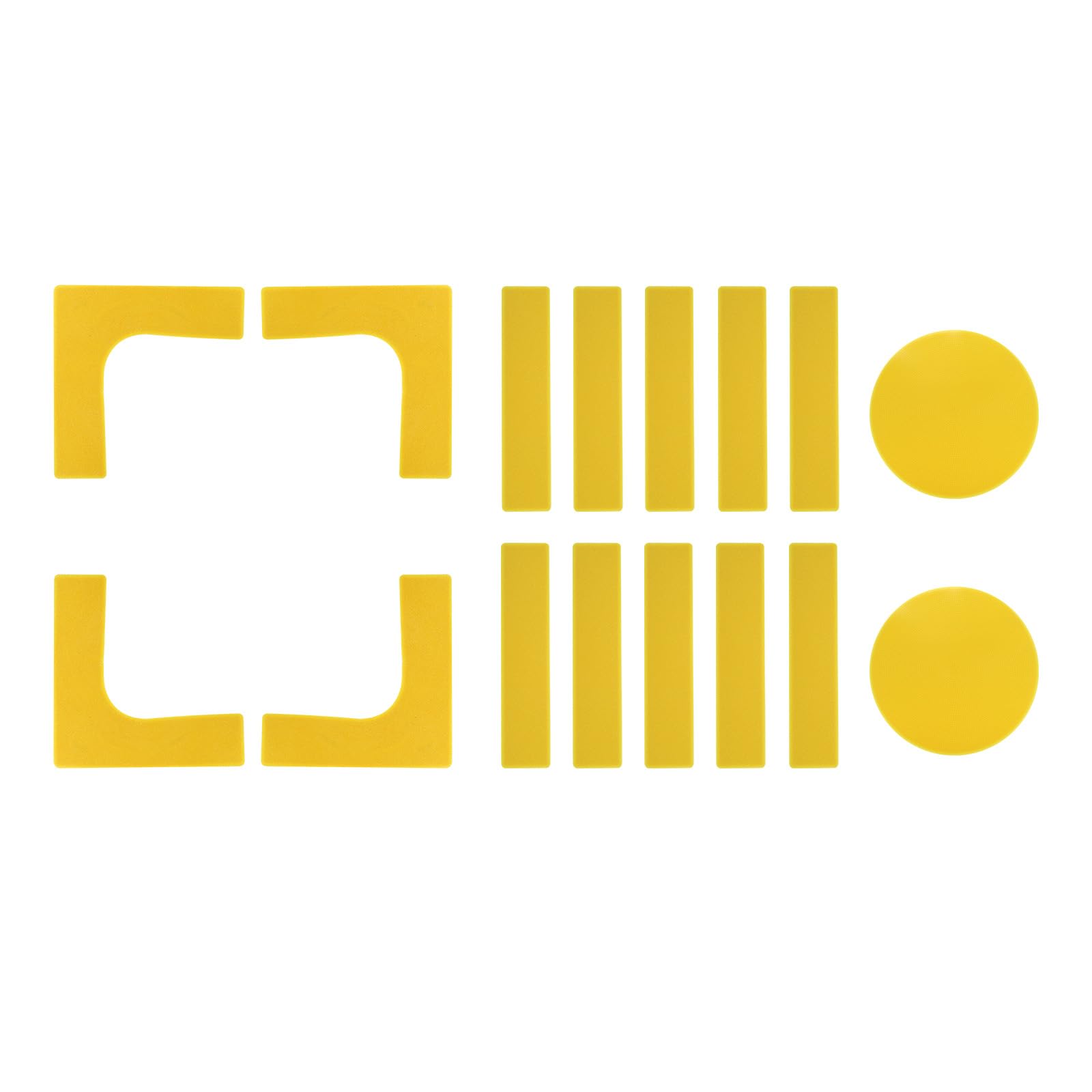 M METERXITY Court Line Marker Set, Pickleball Court Marking Kit for Court Throw Down for Tennis Training, Yellow