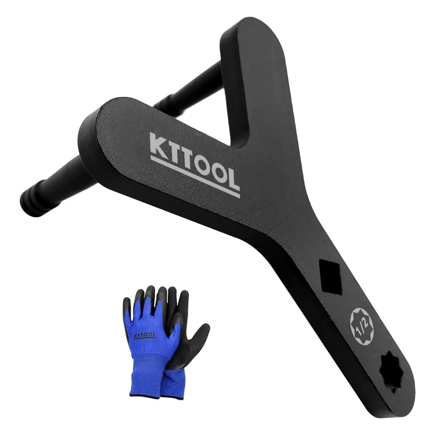 Photo 1 of *MAJOR DAMAGE*
KTTOOL New Lower Control Arm Prying Tool, Suspension Specialty Bushing Tool, Lower Ball Joint Pry, Control Arm Tool Bushing Removal Tool Designed to Work with a 1/2" Drive Extension Breaker Bar