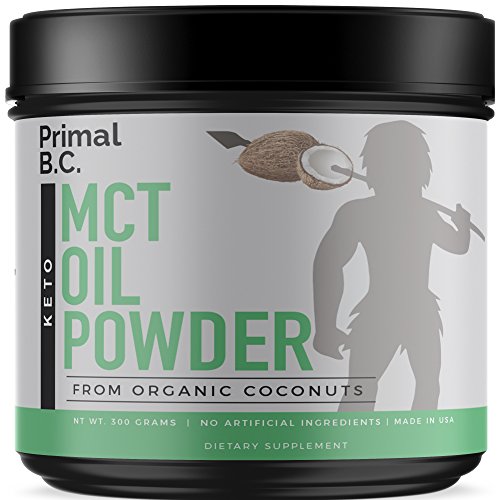Primal B.C. - MCT Oil Powder (Medium-chain triglycerides) C8 C10 - 100% Pure Sustainably Sourced Organic Coconut Naturally Powdered Creamer - Ketogenic (keto) and Paleo Diet Approved- Weight Loss Primal B.C. - MCT Oil Powder (Medium-chain triglycerides) C8 C10 - 100% Pure Sustainably Sourced Organic Coconut Naturally Powdered Creamer - Ketogenic (keto) and Paleo Diet Approved- Weight Loss