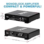 BOSS-Audio-Systems-R1100M-Monoblock-Car-Amplifier-1100-Watt-Amp-24-Ohm-Stable-Class-AB-Mosfet-Power-Supply-Remote-Subwoofer-Control-Subwoofer-Amplifier