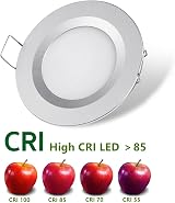 acegoo 4x 12V LED Recessed Ceiling Lights 3W 3200K Dimmable Aluminum view 9