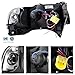 AKKON - For Dodge Ram 1500/2500/3500 Pickup Smoke Halo Ring LED Projector Replacement Headlights Left/Right