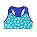 Lucky & Me | Layla Racerback Crop Tank Top | Girls Sports Bra | Tagless with Wide Straps | 3 Pack