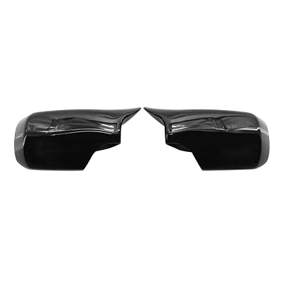 Caps De Protection Rétroviseur BMW Série 3 E46 (1998-2005) - ABS Noir Brillant, 2 Pièces + Clé, Installation Facile - 2