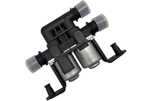 HOAVEED 3-Way HVAC Heater Control Valve Solenoid for BMW 525i 528i 530i 535i 550i 645Ci 650i 745i 750i 760i M5 M6 Alpina B7, Range Rover 2002–2010 – Replaces 64116906652, 64128374995, 64116908294, 74892