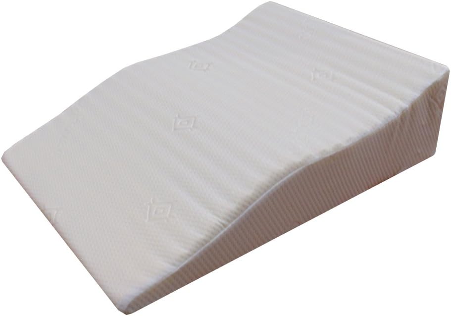 Orthopaedic Memory Foam Contour Leg Raise Support Pillow / Cushion | Next Day Dispatch | UK Manufactured | Includes Free '2 Way Stretch' Removable & Washable Cover | Carousel Care | 73cm x 55cm x 21cm