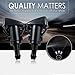 Cheriezing Front Windshield Washer Nozzles Compatible with 2008-2016 Patrio Compass/Grand Caliber Journey Avenger Charger Durango Sebring Town & Country # 5303833AA, 5116079AA, 4805742AB, 5113049AA