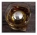 Ecentaur Whiskey Stones Gift Set Old Fashioned Whiskey Glasses Set of 4 with Stainless Steel Ice Cube