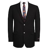 Teemlanny Men's Elegant Classic Fit Blazer Stretch Sport Coat Two Button Suit Jacket Regular & Big and Tall