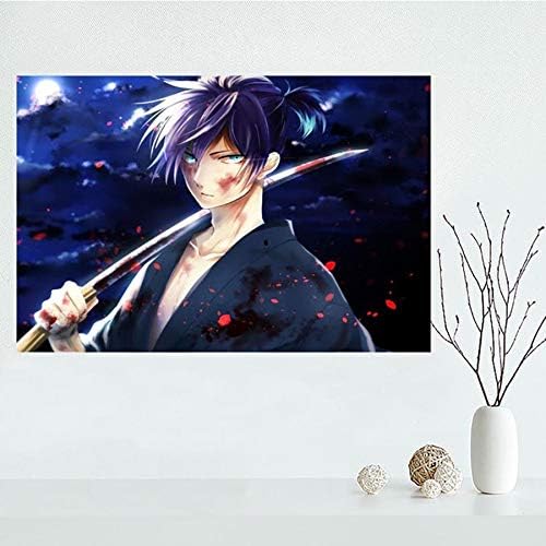 MXIBUN Poster And Prints Noragami Anime Wall Art Pictures Canvas Painting Gift Without Frame 40 * 60cm