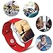 Sport Band for Apple Watch 42mm, BANDEX Soft Silicone Strap Replacement Wristbands for Apple Watch Sport Series 3 Series 2 Series 1(Red M/L)