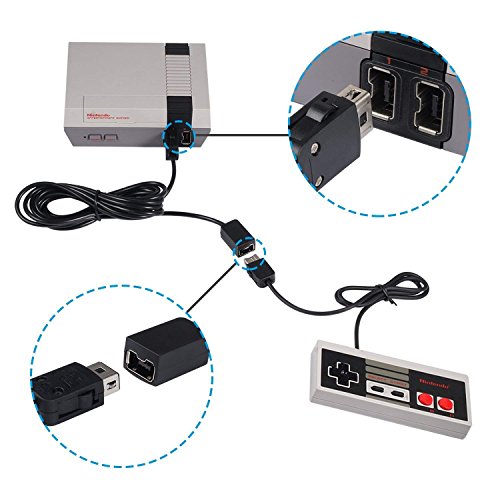 image for WY&SHANGMAO SNES Classic Controller Extension Cable 3M/10ft (2-Pack), 
