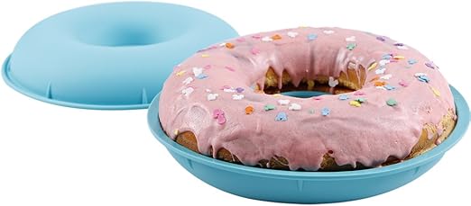 Amazon Com Webake Jumbo Silicone Donut Cake Pan Non Stick Bagel