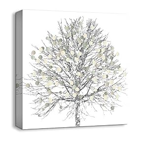 Beautiful Painting Trees Artwork for Home Framed