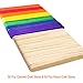 PAXCOO 100Pcs 6” Popcicles Sticks Jumbo Craft Sticks Colored and Natural for Craft