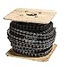 Jeremywell 40 Roller Chain 50 Feet with 5 Connecting Links for Go Karts, Mini Bikes, Scooters, ATV, MTV, Dirt Bike and Other Industrial Machinery