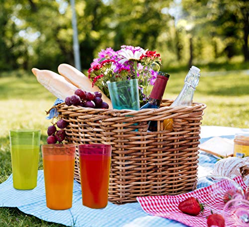 4 Plastic+Tumblers+Drinkware+Glasses+Cups