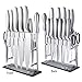 Knife Set Knife Block Set Stainless Steel Chef Knife Set 14 Piece Super Sharp Kitchen Knife Set with Acrylic Stand