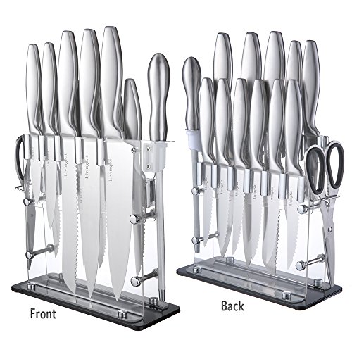 Knife Set Knife Block Set Stainless Steel Chef Knife Set 14 Piece Super