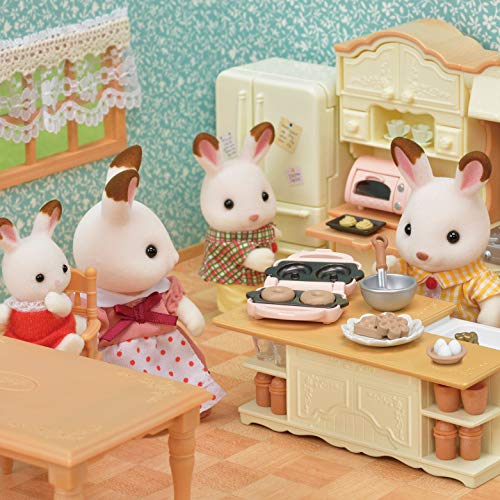 Calico Critters Kitchen Island, Toy Dollhouse Furniture and Accessories