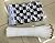 24PCS 6'' X 8'' Black and White Checkered Flag Racing Polyester Flags with Plastic Stick NASCAR Theme Party Favor Decoration
