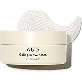Abib Collagen Eye Patch Jericho Rose Jelly 60 Patches, Korean Under Eye Patches for Puffy Eyes and Dark Circles, Anti-Wrinkle