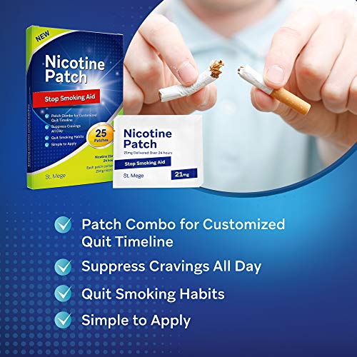 Stop Smoking Aid Nicotine Patch : Easy and Effective Anti-Smoking Stickers - Best Product to Quit Smoking [25 Patches] - Thumbnail 3