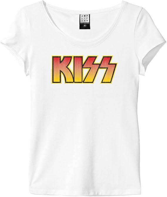 Amazon Kiss キッス 来日記念 Classic Logo Distressed