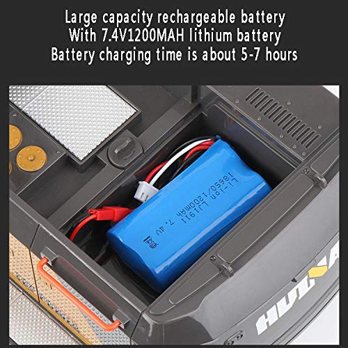 AWJK Fernbedienung Bagger 22 Kanäle Ferngesteuerter Rc Bagger Hergestellt Mit Einem Wahren Verhältnis Von 1:14 Metall… – Bild 7