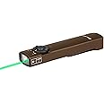 OLIGHT Arkfeld EDC Flat Flashlight, 1000 Lumens White LED Light with Green Beam Combo, Power by Rechargeable Built-in Battery for Outdoors, Emergency, Work (Desert Tan CW)