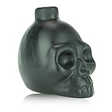 “OW” Screaming Black Skull Whistle, Aztec Death