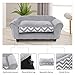 Giantex Pet Dog Sofa, Orthopedic Ultra Plush Comfortable Snuggle Pet Couch with Removable Cushion for Dogs and Cats, Pet Dog Bed