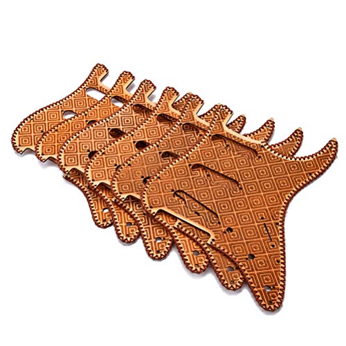 image for LIOOBO Wood Single Coil Pickguard Pickups for Fender Stratocaster Stra