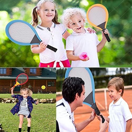 image for Velidy Badminton Tennis Rackets Set with 3 Balls Racquet Play Game Toy